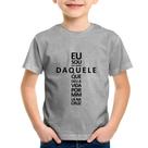 Camiseta Infantil Eu sou daquele que deu a vida por mim na cruz - Foca na Moda Camiseta Infantil Eu sou daquele que deu a vida por mim na cruz - Foca na Moda