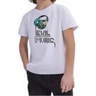 Camiseta Infantil Evil Music
