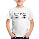 Camiseta Infantil Eyes Stay Sharp - Foca na Moda