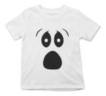 Camiseta Infantil Fantasma Halloween Fantasia Dia Das Bruxas