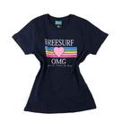 Camiseta Infantil Feminino FreeSurf MC Baby Look Preto - 141