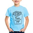 Camiseta Infantil Fries Before Guys - Foca na Moda