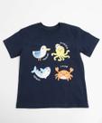Camiseta Infantil Fundo do Mar Marisa Tam 1 a 3 Azul-88063