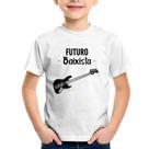 Camiseta Infantil Futuro Baixista - Foca na Moda Camiseta Infantil Futuro Baixista - Foca na Moda