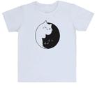 Camiseta Infantil Gatinhos Yin Yang