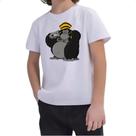 Camiseta Infantil Gorila Reggae Camiseta Infantil Gorila Reggae