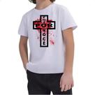 Camiseta Infantil Gospel foi por voce Camiseta Infantil Gospel foi por voce