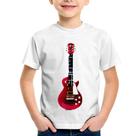 Camiseta Infantil Guitar Píxel - Foca na Moda