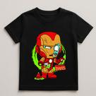 Camiseta Infantil Halloween Marvel Zombie Iron Man