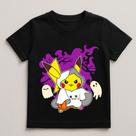 Camiseta Infantil Halloween Pokemon 100% Algodão
