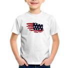 Camiseta Infantil Handrawn Flag - Foca na Moda