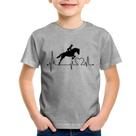 Camiseta Infantil Hipismo Batimentos Cardíacos - Foca na Moda Camiseta Infantil Hipismo Batimentos Cardíacos - Foca na Moda