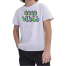 Camiseta Infantil Hippie Psicodélico Boas Vibracoes Camiseta Infantil Hippie Psicodélico Boas Vibracoes