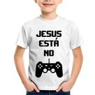 Camiseta Infantil Jesus está no controle - Foca na Moda
