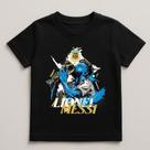 Camiseta Infantil Jogador Lionel Messi Argentina Algodao