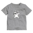 Camiseta Infantil Juvenil Manga Curta Estampa Coelho DAB