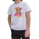 Camiseta Infantil Kanguru Urban Wild Watercolor