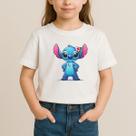 Camiseta Infantil Lilo Stich Florzinha Estampa Inedita Lançamento