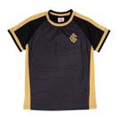 Camiseta Infantil Lotus Inter Manga Curta Preto/Dourado