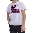 Camiseta Infantil Lua K-Pop Ascendente Doramas