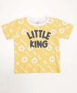 Camiseta Infantil Manga Curta Leão MR Tam 1 a 3-10210