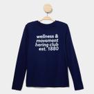 Camiseta Infantil Manga Longa Hering Casual Menino