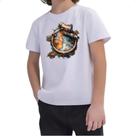 Camiseta Infantil Mapa antigo nautica vintage