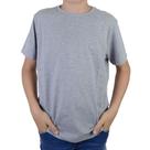 Camiseta Infantil Masculina Applicato Básica MC Cinza Mescla