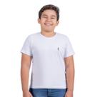 Camiseta Infantil Masculina Casual Branco Algodão Camiseta Infantil Masculina Casual Branco Algodão