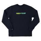 Camiseta Infantil Masculina FreeSurf ML Preta - 130403