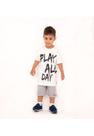 Camiseta Infantil Masculina GAN-K Play All Day Cor: CremeTamanho:4Modelo:GKCA02M Camiseta Infantil Masculina GAN-K Play All Day Cor: CremeTamanho:4Modelo:GKCA02M