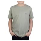 Camiseta Infantil Masculina King&Joe Básica Kaki - CA0000