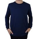 Camiseta Infantil Masculina KingJoe ML Azul Marinho CA1032 Camiseta Infantil Masculina KingJoe ML Azul Marinho CA1032