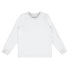Camiseta Infantil Masculina Manga Longa Com Punho Básica Branca Malwee