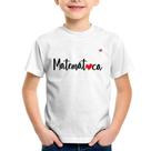 Camiseta Infantil Matemática por amor - Foca na Moda