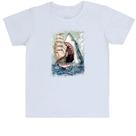 Camiseta Infantil Megalodon Atack Camiseta Infantil Megalodon Atack