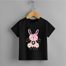 Camiseta Infantil Menina Coelhinho Be Kind Margarida Personalizada 100% Algodão