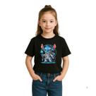 Camiseta Infantil Menina Lilo Stich Astronauta Lançamento Camiseta Infantil Menina Lilo Stich Astronauta Lançamento