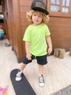Camiseta Infantil Menino Amarelo Neon Yoyo