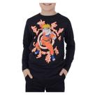 Camiseta Infantil Menino Brandili ML Preta - 5564