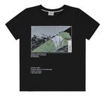 Camiseta Infantil Menino De Algodão Gola Redonda