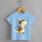 Camiseta Infantil Menino Dino Explorador Personalizada 100% Algodão Camiseta Infantil Menino Dino Explorador Personalizada 100% Algodão