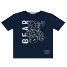 Camiseta Infantil Menino Estampa Localizada Ursinho
