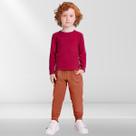Camiseta Infantil Menino Inverno Meia Malha Confortável Moderna Sofisticada Milon 2000235