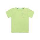 Camiseta Infantil Menino Manga Curta Flamê Com Bolso - Verde Camiseta Infantil Menino Manga Curta Flamê Com Bolso - Verde
