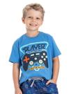 Camiseta Infantil Menino Manga Curta Player - Gueda