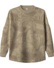 Camiseta Infantil Menino Manga Longa Malwee Kids Cor:BegeTamanho:1 Camiseta Infantil Menino Manga Longa Malwee Kids Cor:BegeTamanho:1