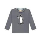 Camiseta Infantil Menino Manga Longa Milon Cor:CinzaTamanho:1