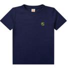 Camiseta infantil menino premium com bordado - marinho Camiseta infantil menino premium com bordado - marinho