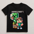 Camiseta Infantil Minecraft 100% Algodao Modelo 6